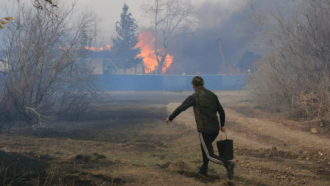 Пожары в Змеиногорском районе / Фото: "Змеиногорский вестник"