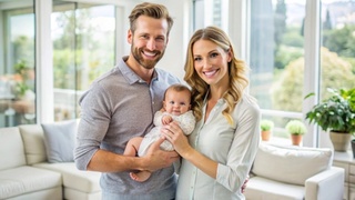 Семья / Фото создано с помощью нейросети Recraft