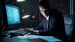 Мошенник / Фото сгенерировано нейросетью Kandinsky  