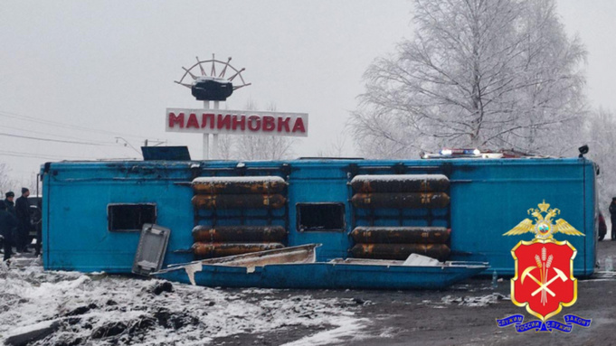 Место ДТП / Фото: 42.мвд.рф      