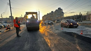 Благоустройство территории на ул. Антона Петрова/ Фото: "Росводоканал Барнаул"