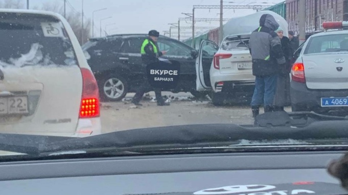 ДТП на трассе Барнаул – Новоалтайск / Фото: "В курсе 22"