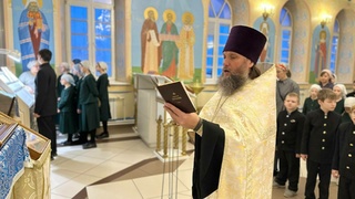 Молебен в Бийске / Фото: t.me/gibdd22_biysk