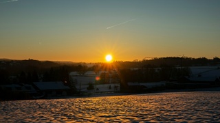 Рассвет зимой / Фото: unsplash.com / Kyra Kleijnen