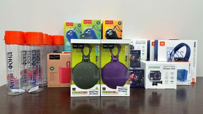 Призы для победителей / Фото предоставлены фондом "Мой Алтай"