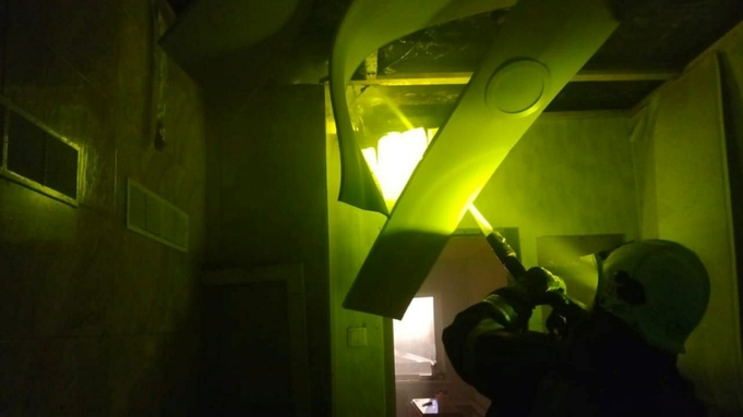 Пожар в Рубцовске / Фото: МЧС Алтайского края