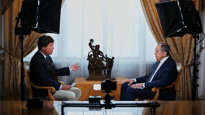 Сергей Лавров и Такер Карлсон / Фото: mid.ru