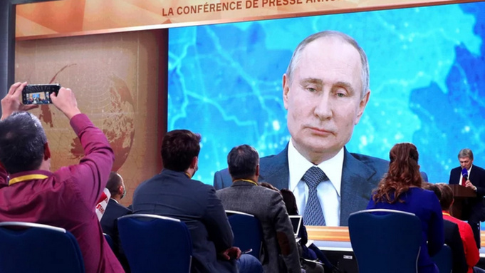 Прямая линия с Владимиром Путиным / Фото: ТАСС