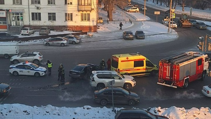 Место аварии / Фото: "Инцидент Барнаул" 