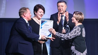 Ирина Лазаренко на конкурсе в Москве / Фото: пресс-служба АлтГПУ