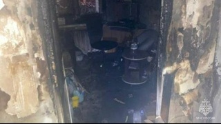 Пожар на ул. Деповской в Барнауле / Фото: МЧС Алтайского края