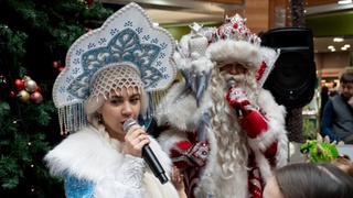 Дед Мороз и Снегурочка / Фото: ТРЦ "Арена"