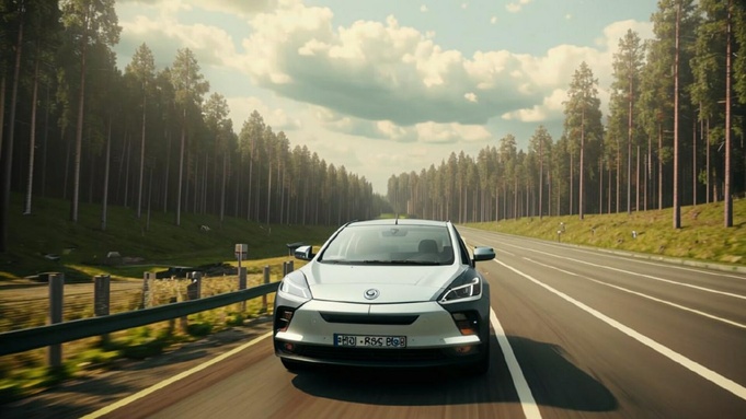 Электрокар/ Изображение сгенерировано с помощью нейросети Kandinsky