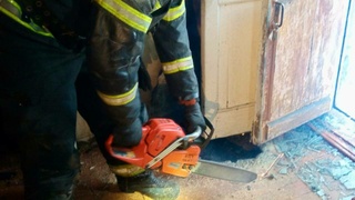 Пожар в Барнауле / Фото: ГУ МЧС по Алтайскому краю