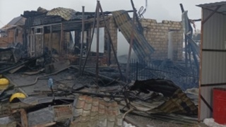 Последствия пожара / Фото: СУ СК России по Новосибирской области