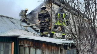Пожар в Барнауле / Фото: МЧС Алтайского края