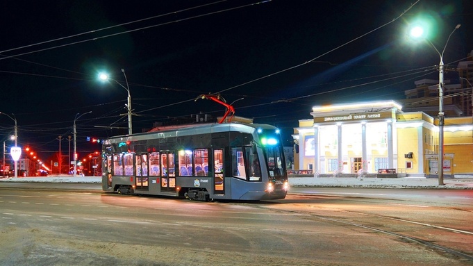 Первый барнаульский трамвай "Гранит" / Фото: Максим Раевский / vk.com/transport_brn