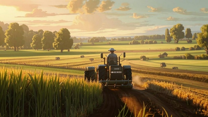 Сельское хозяйство / Изображение сгенерировано с помощью нейросети Kandinsky by Sber AI / amic.ru