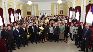 Участники форума "Неделя науки – 2025" / Фото: пресс-служба АГМУ 