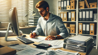 Бизнес. Бухгалтерия / Изображение сгенерировано нейросетью DALL-E