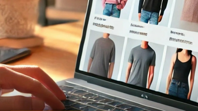 Онлайн-покупки / Изображение сгенерировано нейросетью DALL-E