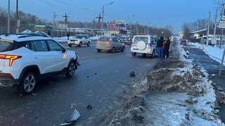 ДТП в Барнауле на ул. Власихинской / Фото: Госавтоинспекция