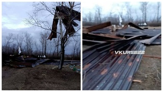 Сорванная кровля ДК в селе Чернавка 