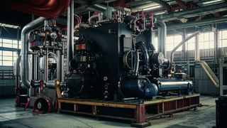 Компрессорное оборудование / Изображение сгенерировано в FusionBrain.AI / amic.ru
