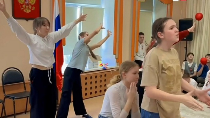 Репетиция спектакля "России к лицу праздник Победы"