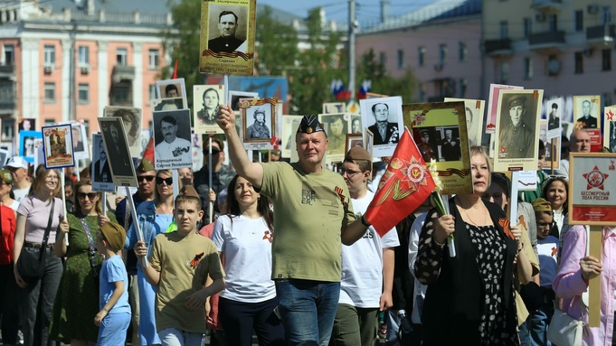 День Победы в Барнауле / Фото: Екатерина Смолихина / amic.ru