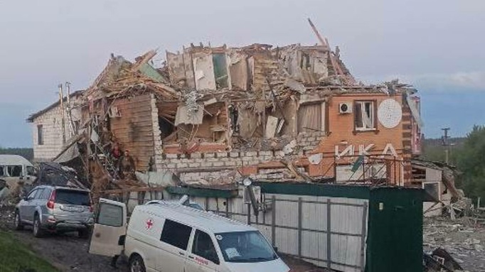 Ракетный удар по Курской области / Фото: Telegram-канал Александра Хинштейна / t.me/Hinshtein