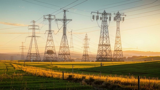 Линии электропередачи / Изображение сгенерировано ИИ FusionBrain.AI от Sber AI / amic.ru
