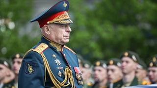 Олег Салюков на параде Победы в Москве / Фото: Михаил Терещенко / ТАСС 