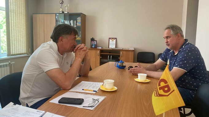 Прием Александра Терентьева / Фото: пресс-служба партии