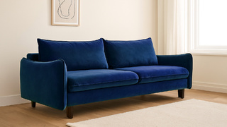 Синий диван / Фото: "Мега Мебель"