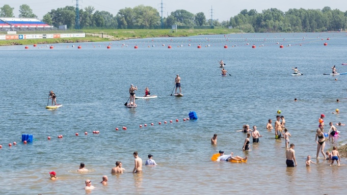 Барнаульский  пляж "Лапа" / Фото: Всеволод Клещев
