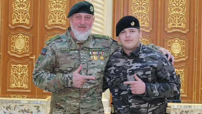 Адам Делимханов и Адам Кадыров /Фото:  t.me/adelimkhanov_95