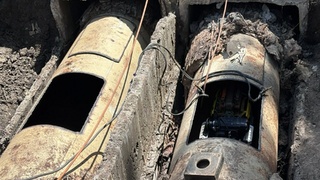 Внутритрубная диагностика теплосетей электромагнитным методом /Фото: пресс-служба СГК
