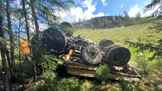 Место ДТП / Фото: МВД Республики Алтай