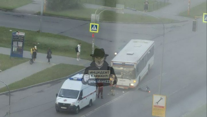 Место аварии / Фото: "Инцидент Барнаул"