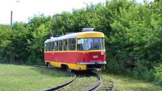 Трамвай / Фото: сообщество "Транспорт в Барнауле"