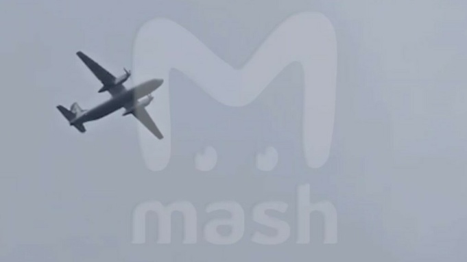 Ан-24 перед падением / Фото: кадр из видео Mash