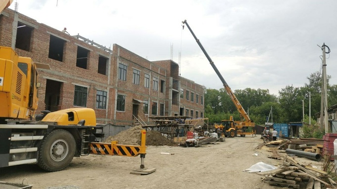 Строительство поликлиники в Зональном районе / Фото: amic.ru