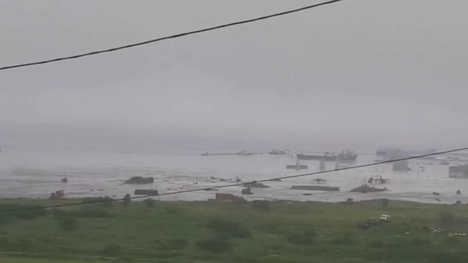 Цунами в Северо-Курильске / Фото: соцсети