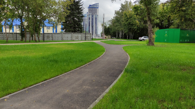 Сквер на ул. Приречная/ Фото: amic.ru