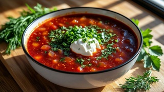 Борщ / Изображение сгенерировано YandexGPT 5 Pro / amic.ru