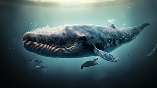 Кит / Изображение сгенерировано ИИ FusionBrain.AI от Sber AI / amic.ru