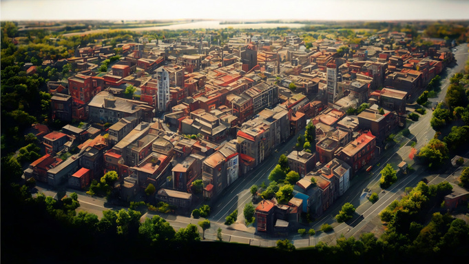 Город / Изображение сгенерировано ИИ FusionBrain.AI от Sber AI / amic.ru