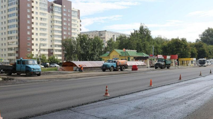 Работы на Павловском тракте / Фото: amic.ru / Екатерина Смолихина