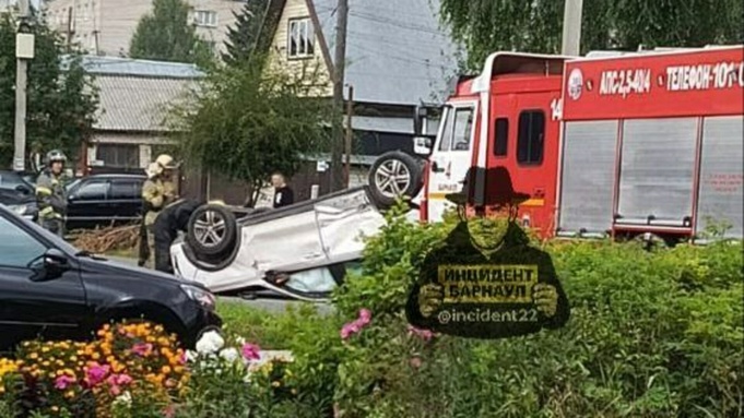 Место аварии / Фото: "Инцидент Барнаул"